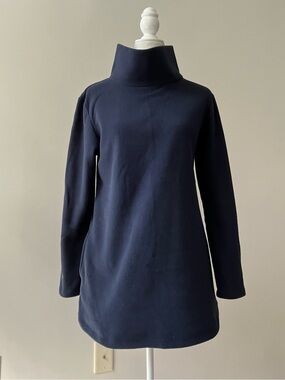 dudley stephens Navy Cobble Hill Fleece Tunic with Pockets